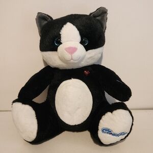 12” CloudPets Black and White Cat Plush Send and Receive Messages